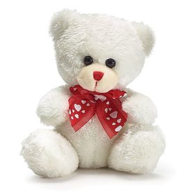 Burton + Burton PLUSH WHITE/RED BEAR IN DISPLAY BOX  9731864