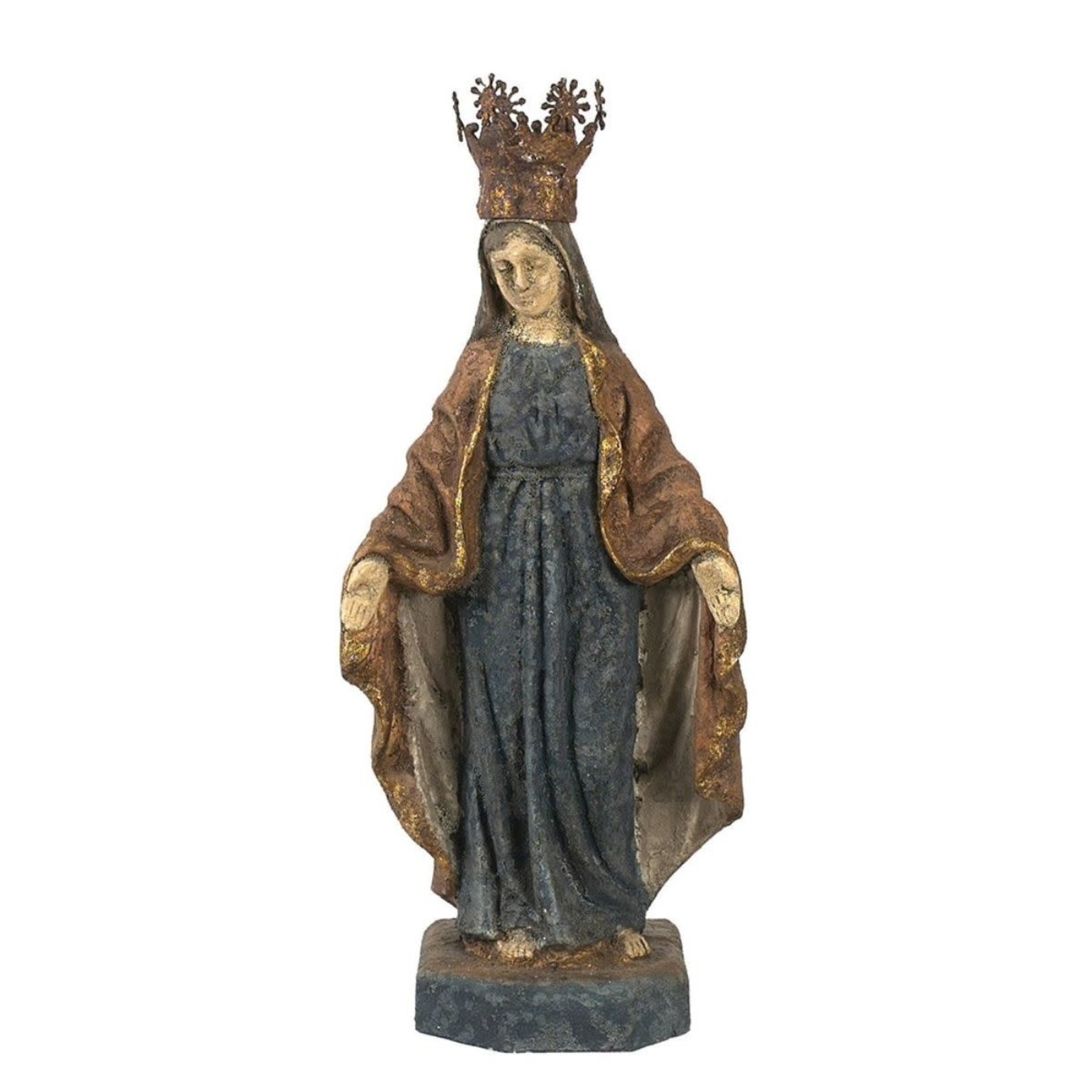 Creative Co-Op Resin Virgin Mary Statue    DA0282 loading=