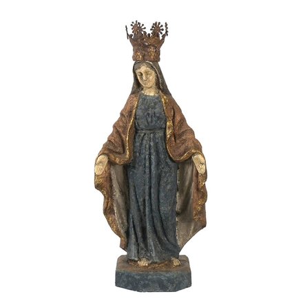 Creative Co-Op Resin Virgin Mary Statue    DA0282