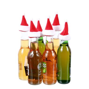 DEI Dennis East International Santa Hat Bottle Topper 81740