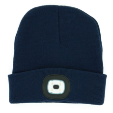 Night Scope Rechargable LED Beanie NAVY   NGTS-NVY