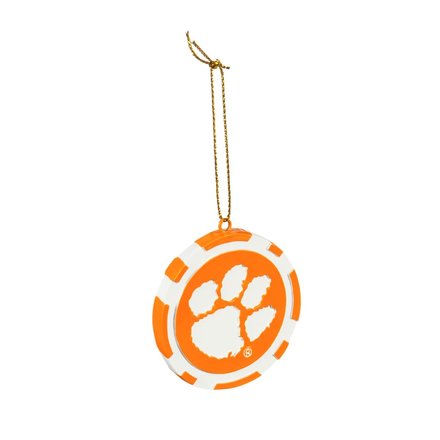 Evergreen Enterprises CLEMSON Game Chip Ornament   3OT912PC