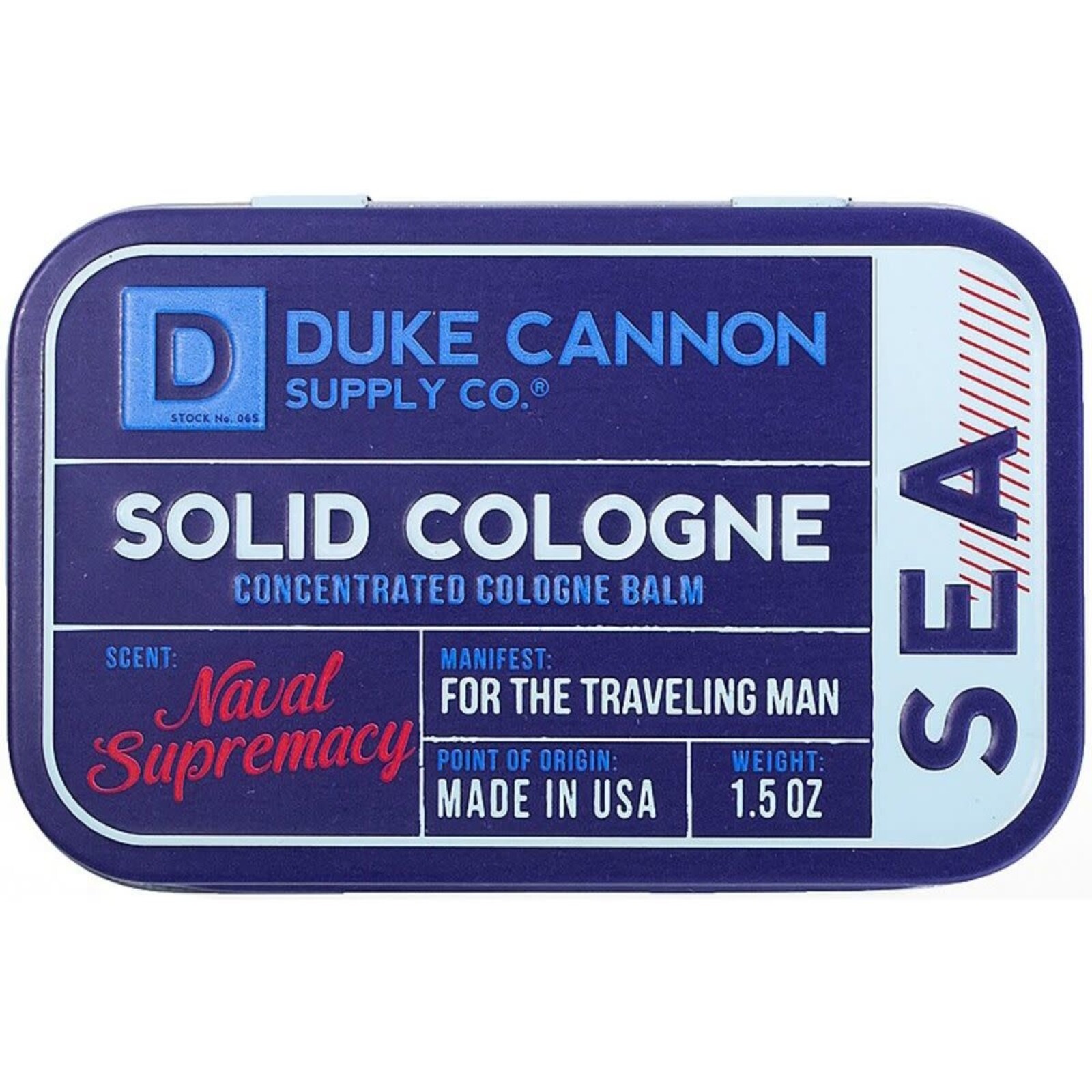 Duke Cannon Solid Cologne Sea loading=