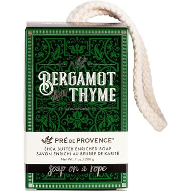 Pre de Provence Soap On A Rope  Bergamot & Thyme     32200BT