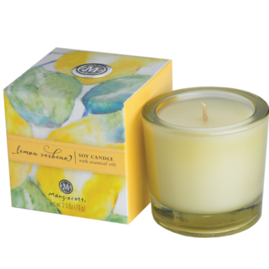 Mangiacotti Lemon Vebena Soy  Candle   20 hrs burn time   2550