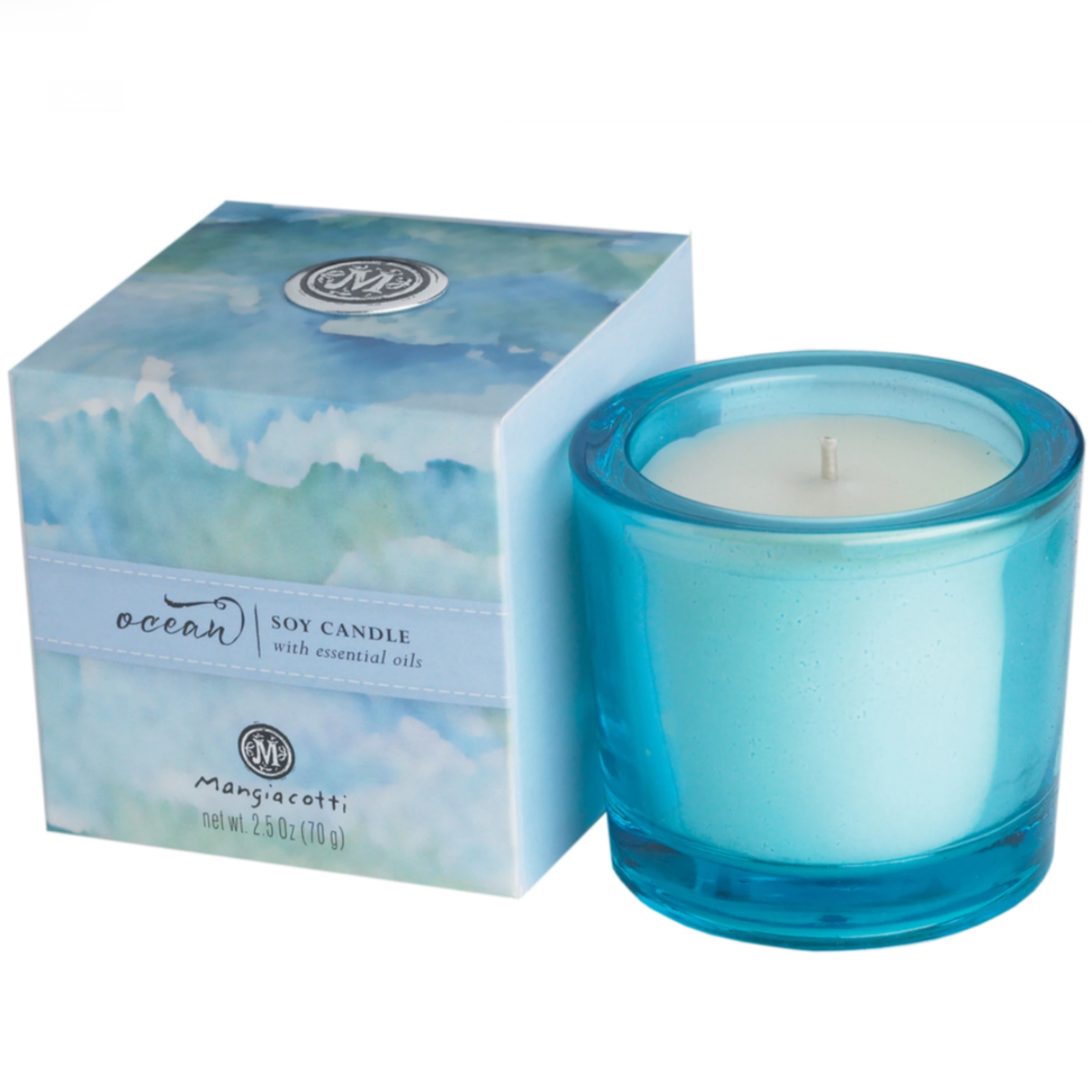 Mangiacotti Ocean Soy Candle   20 hrs burn time 2552 loading=