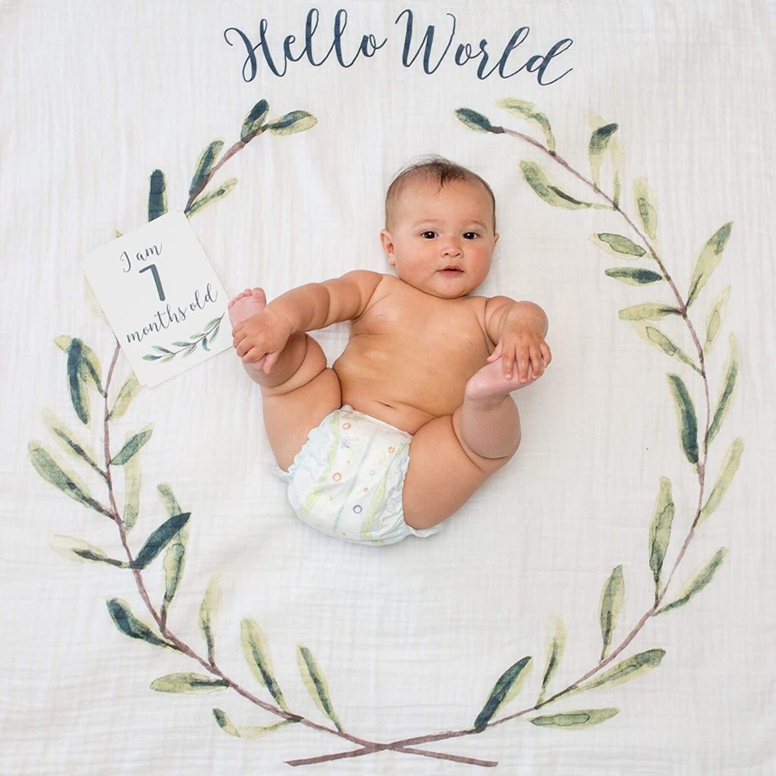 Mary Meyer Lulujo Baby's First Year "Hello World"  LJ592 loading=