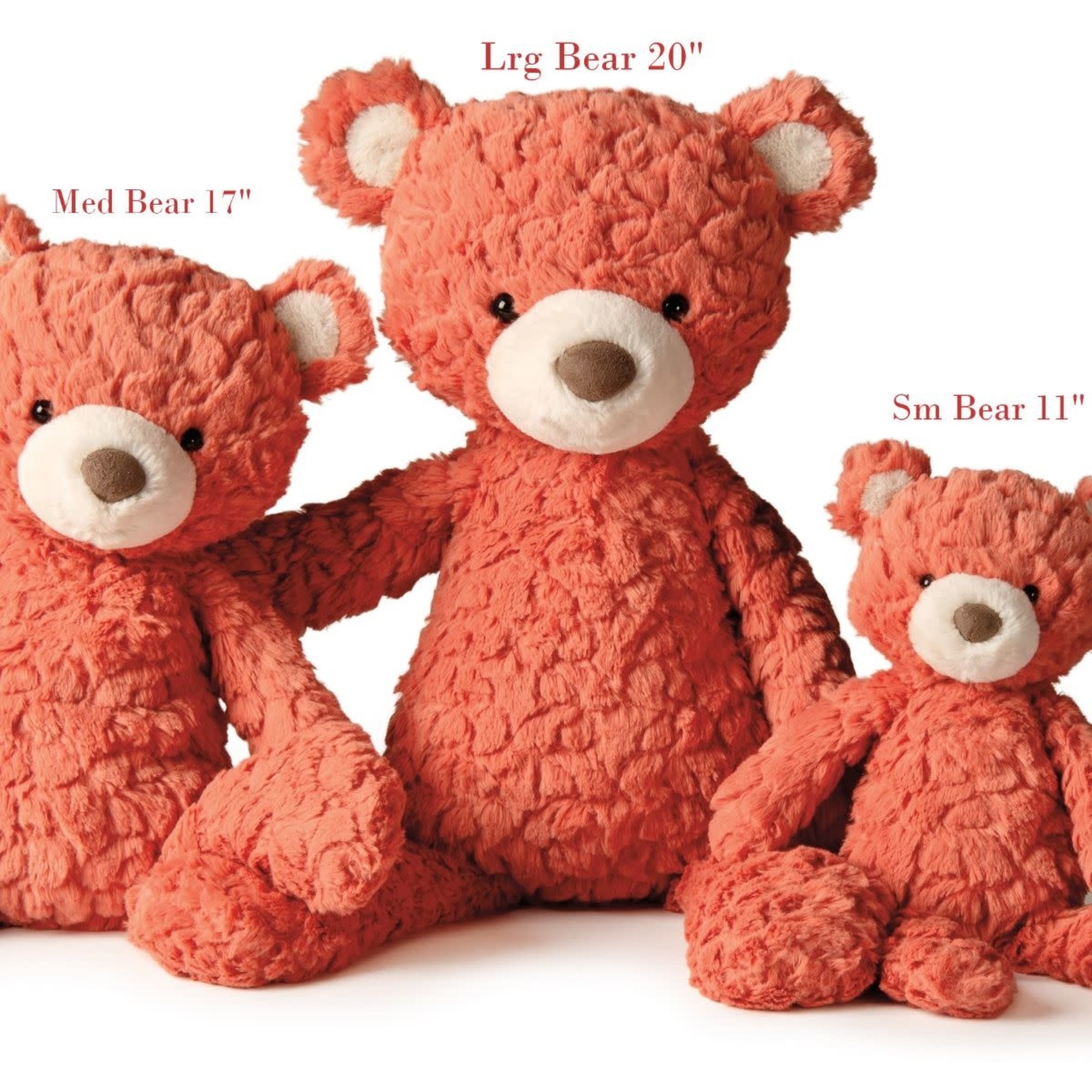 Mary Meyer Coral Putty Bear Small loading=