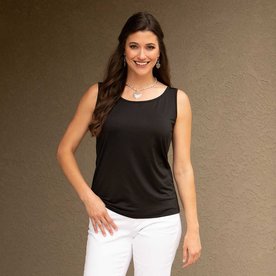 Meravic Black Tank Top