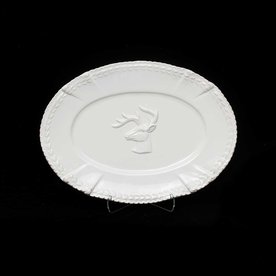 Meravic DeerPlatter-White