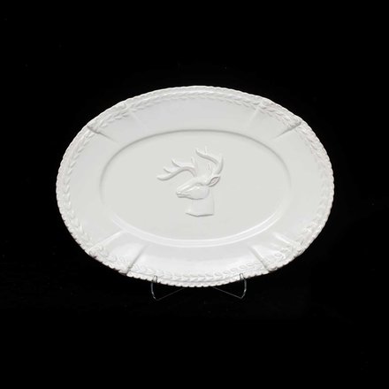 Meravic DeerPlatter-White