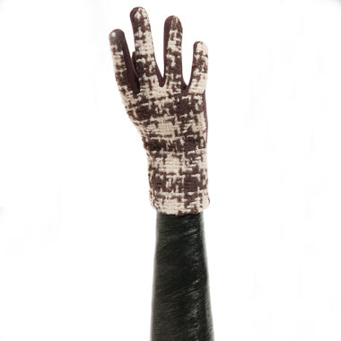 Meravic Brown & Tan Plaid Glove