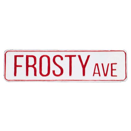 Meravic Frosty Ave. Sign