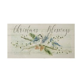 RAZ Imports Inc. 27.75" CHRISTMAS BLESSINGS  WALL ART 4157369