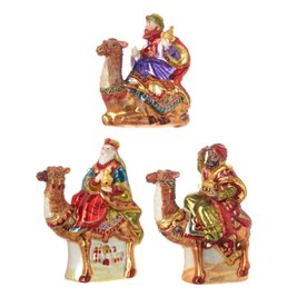 RAZ Imports Inc. 5.5" WISEMAN ON CAMEL ORNAMENT       4120015