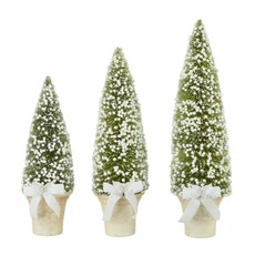 RAZ Imports Inc. Potted Bottle Brush Tree with White Berries B404