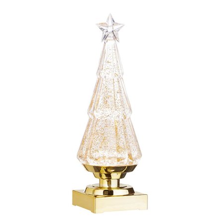 RAZ Imports Inc. Gold Glitter Light Up Tree