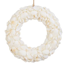 RAZ Imports Inc. 7.75" SHELL WREATH ORNAMENT      4019050