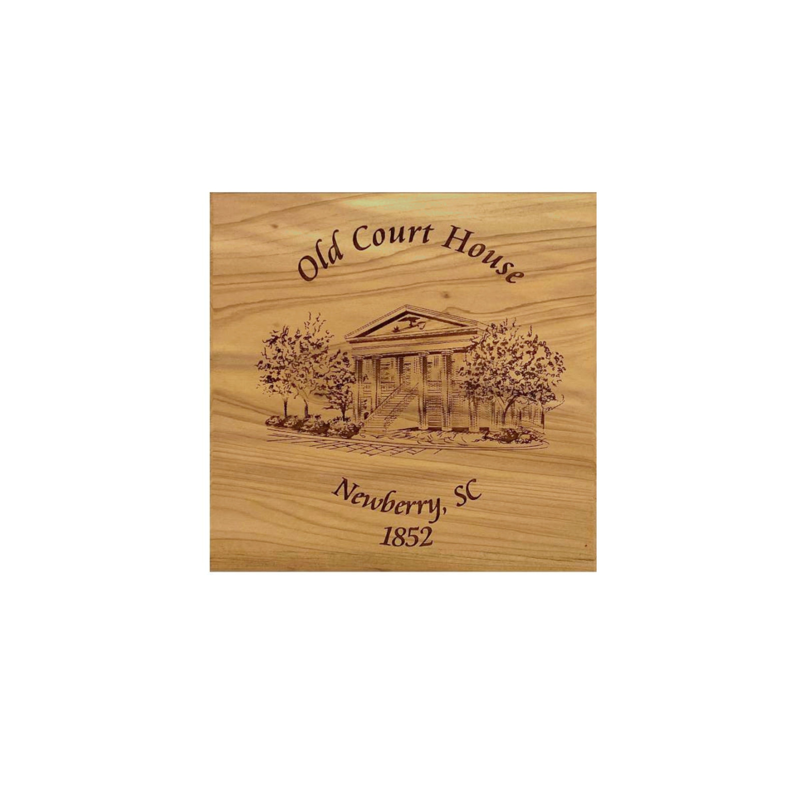Custom Crafted Silhouettes Coaster- Old Court House  CHCC loading=