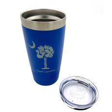 Custom Crafted Silhouettes PalmettoTreeInsulated Tumbler