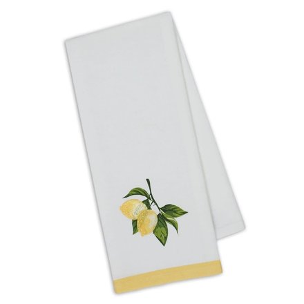 Design Imports DII Lemon Branch Embellished Dishtowel  90845