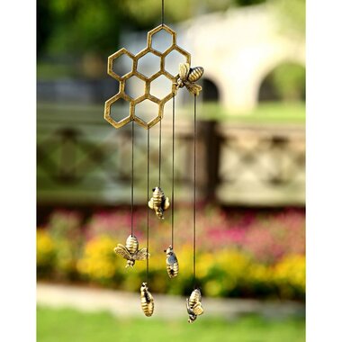 SPI Bees and Honeycomb Windchime