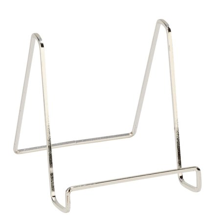 Tripar International Easel-4''Mtl Silverplated