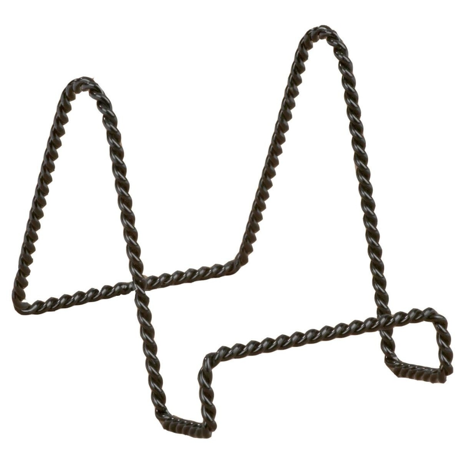 Tripar International 6'' BlK.Twisted Wire Plate Stand loading=