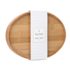 Tea Forte Bamboo Oval Tray by Tea Forte
