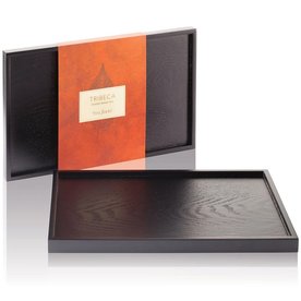 Tea Forte Tribeca Ebonized Tray