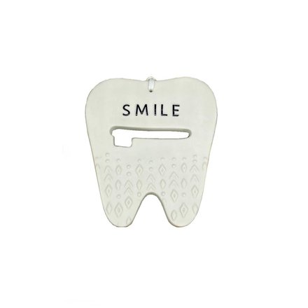 Cypress Home White Ceramic Dentist Ornament in Gift Box 3OTC7171C