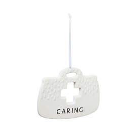 Cypress Home White Ceramic Medical Occupational Ornament in Gift Box 3OTC7171D