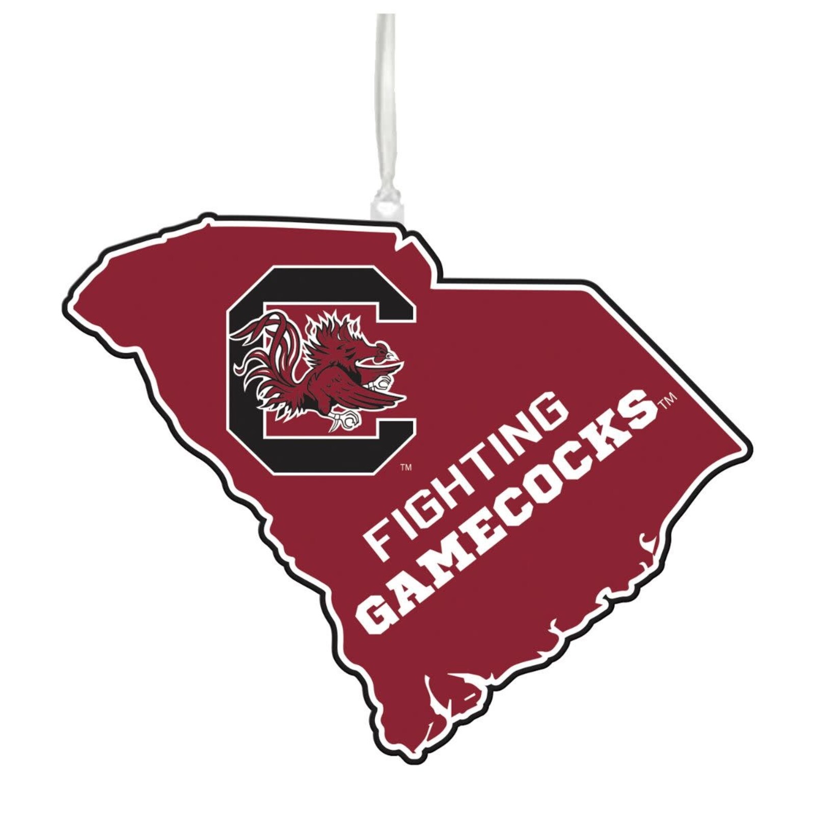 Evergreen Enterprises University of South Carolina, State Ornament    3OT954STATE loading=