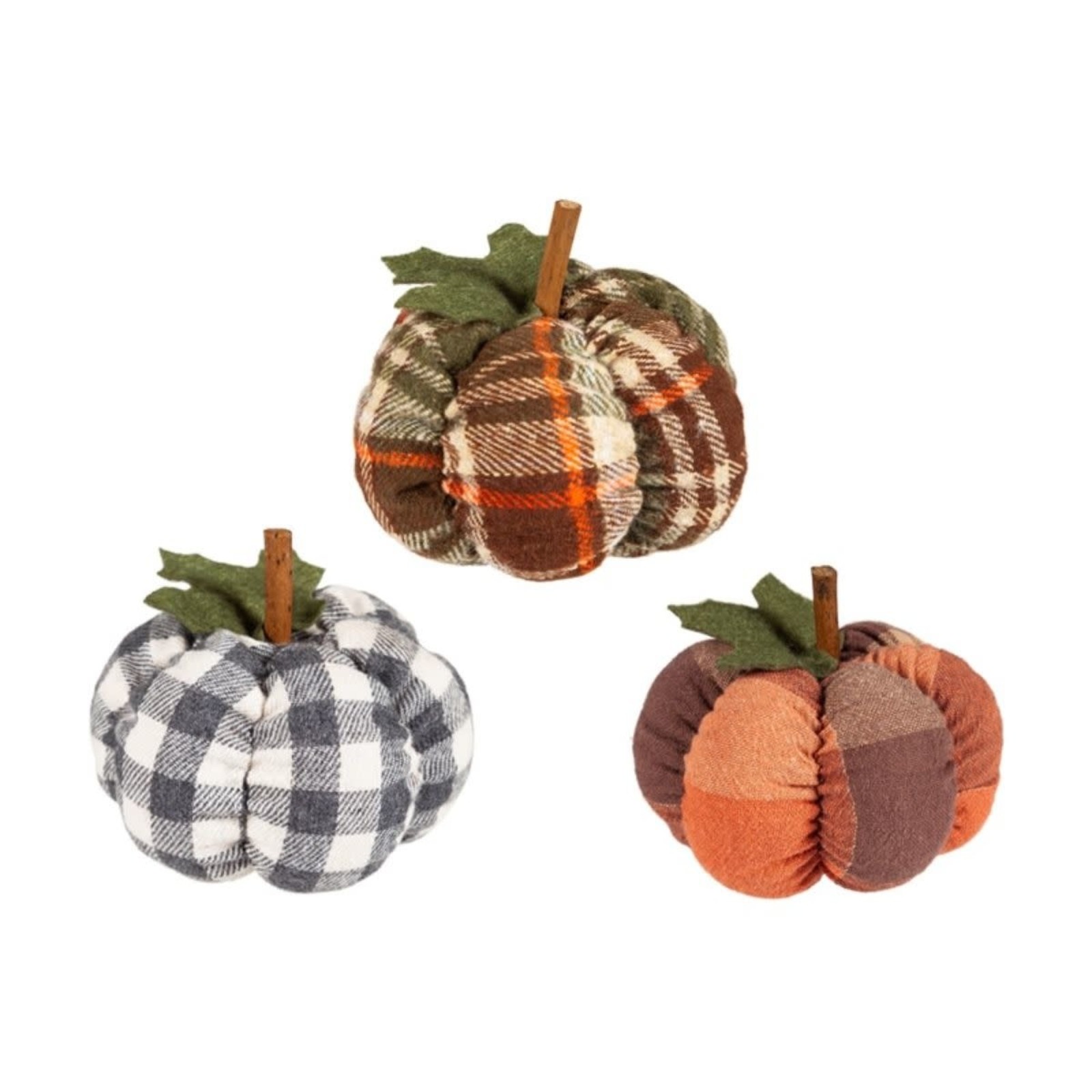 Evergreen Enterprises Plush Pumpkins Table Décor     P1344120 loading=