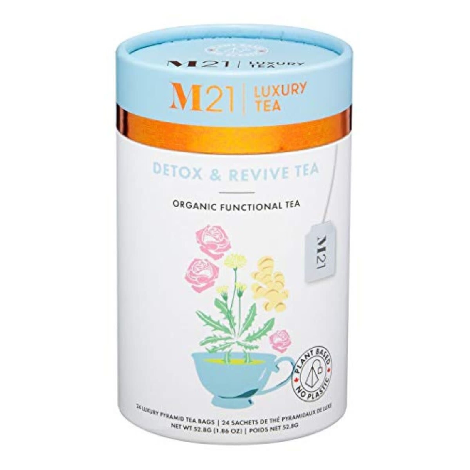 The Metropolitan Tea Company LTD. DETOX + REVIVE  24 Tea Bags  66PC-24PY-FUDE-40C loading=