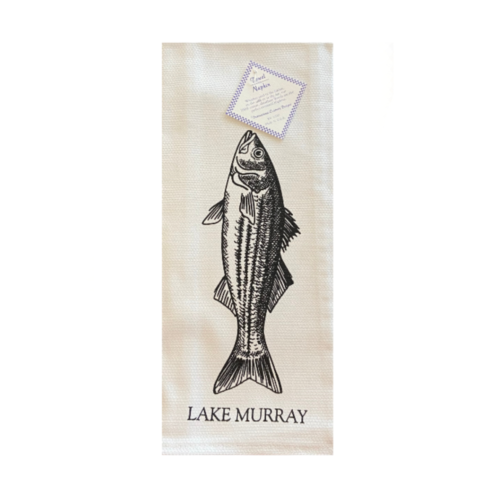 International Culinary Design Lake Murray  Striped Bass Towel loading=