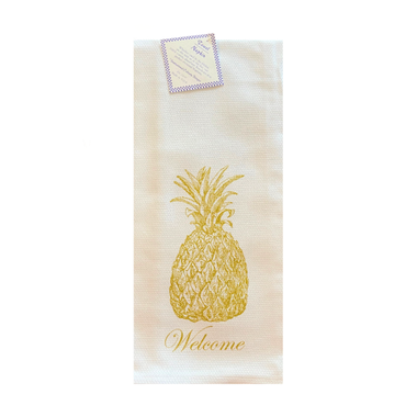 International Culinary Design Welcome'' Pineapple Towel