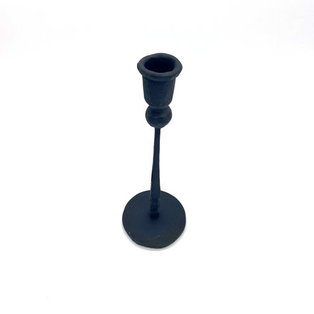 HomArt Palmero Taper Candle Holder Iron Black 0937-2