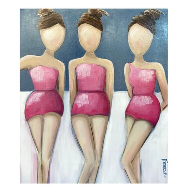 Gina Foose "Summer Girls I" by Gina Foose