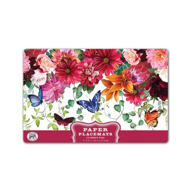 Michel Design Works Sweet Floral Melody Placemats   PM355