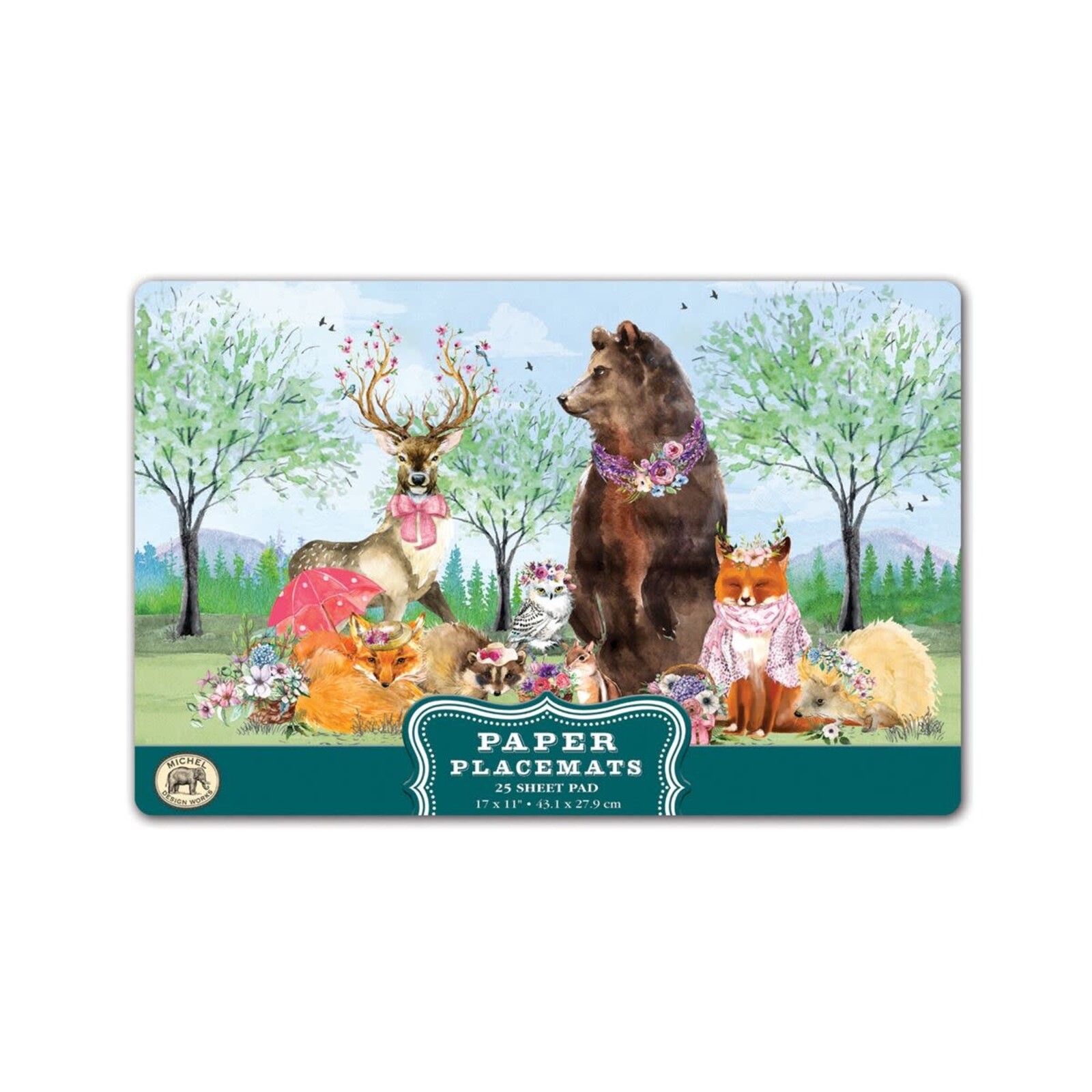 Michel Design Works Garden Party Placemats     PM335 loading=