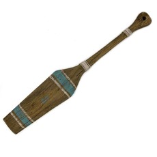 HomArt Kelso Wood Paddle Natural/Blue  4739-10