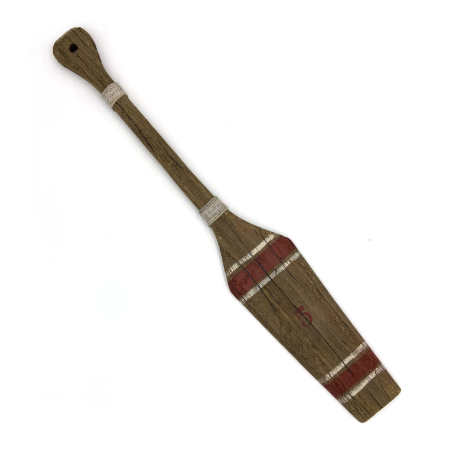 HomArt Kelso Wood Paddle Natural/Red 4739-8 loading=