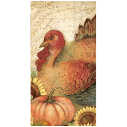 Boston International FILIGREE TURKEY GUEST TOWEL  BF831900