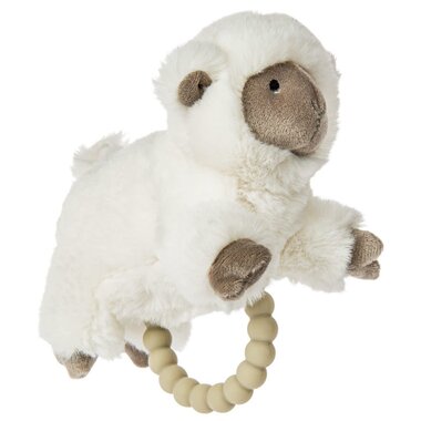 Mary Meyer Luxey Lamb Teether Rattle – 6″      44320