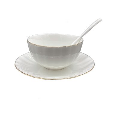 The Gallery Espresso Cup,Saucer and Spoon   X0021RSQAF