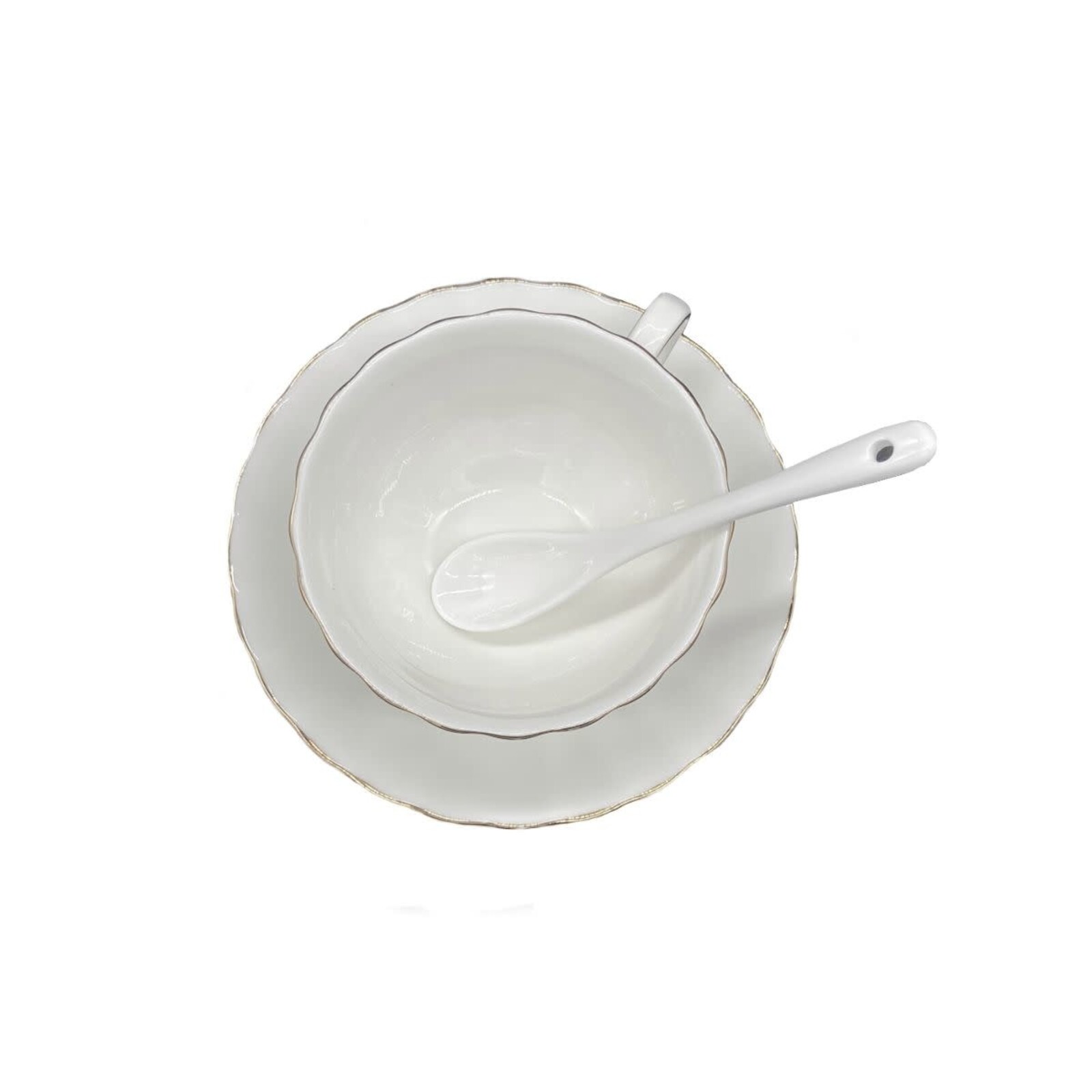 The Gallery Espresso Cup,Saucer and Spoon   X0021RSQAF loading=