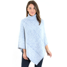 Simply Noelle Cold Snap Cowl Neck Poncho       PNCH8104