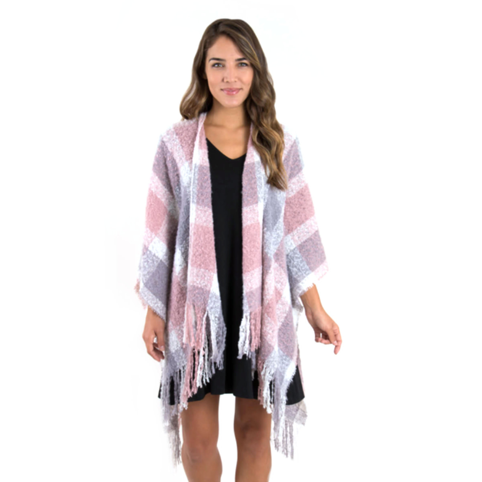 Simply Noelle Cozy Plaid Wrap    WRP8010 loading=