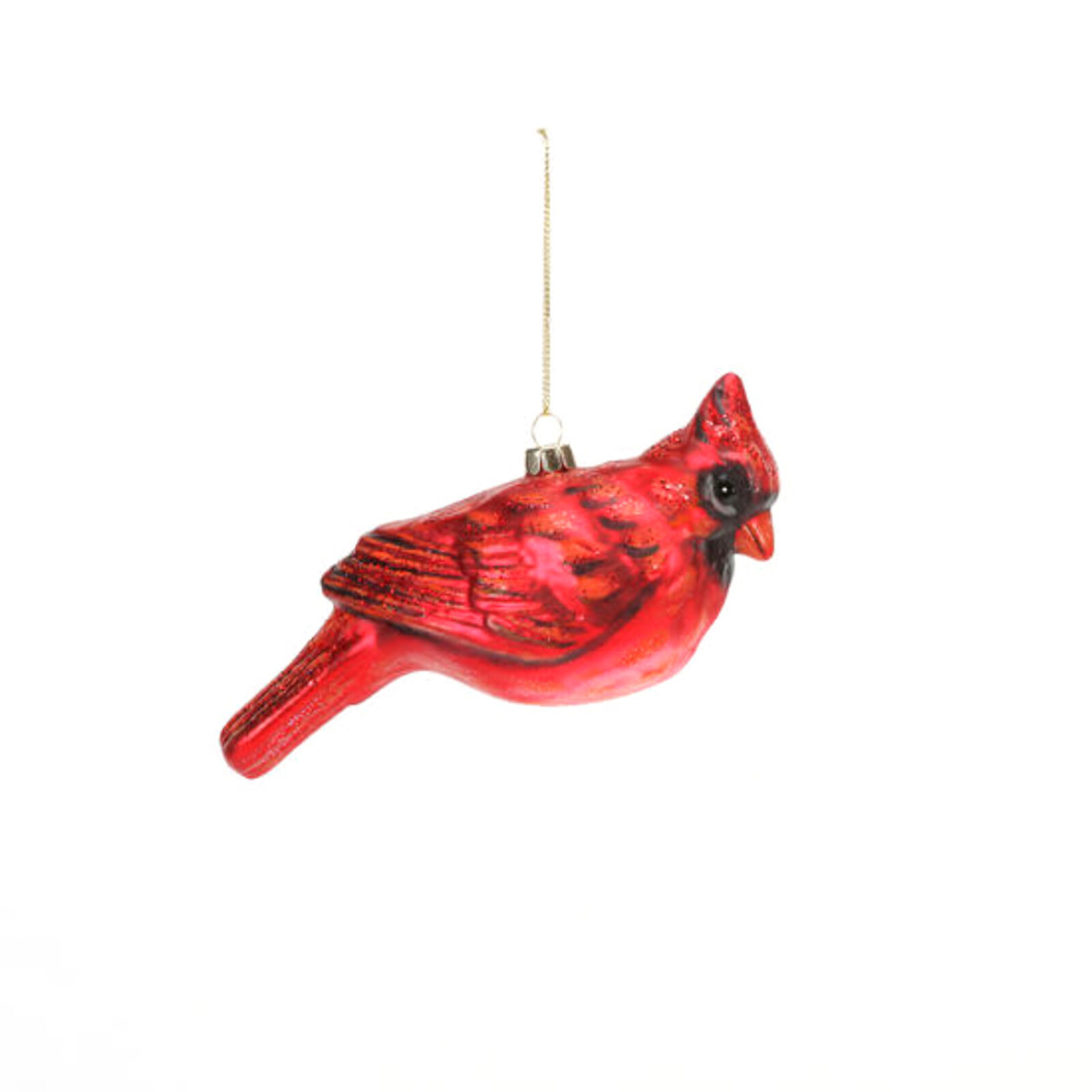 One Hundred 80 Degrees Cardinal Ornament Glass,     CG0313 loading=